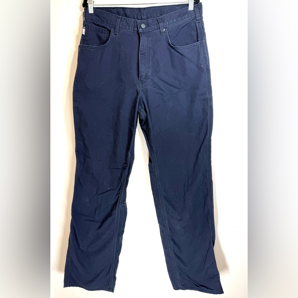 Carhartt Men’s FR Work Wear Utility Jeans‎ Blue Denim Size 34x34